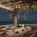Cable textil decorativo para exteriores color gris natural