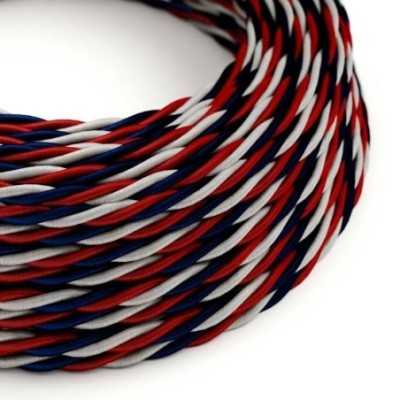 Cable decorativo textil trenzado acabado seda usa