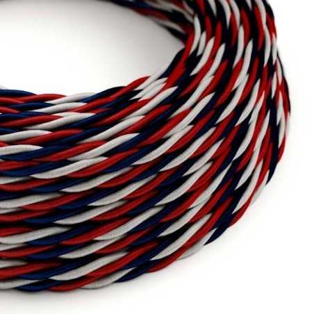Cable decorativo textil trenzado acabado seda usa