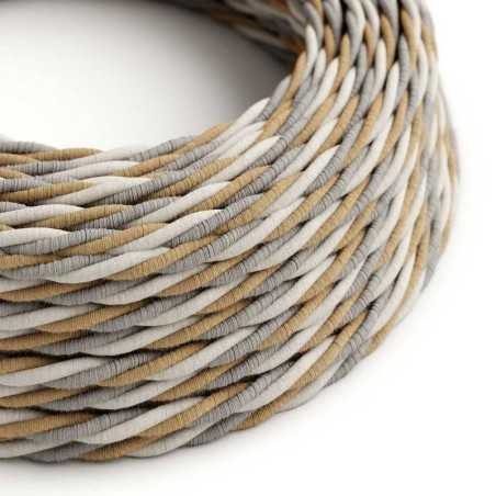 Cable decorativo textil trenzado acabado seda egipcio