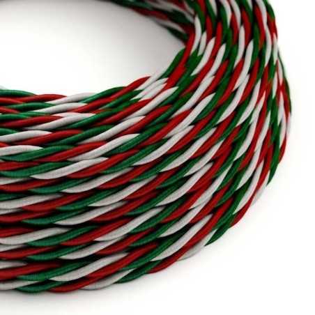 Cable decorativo textil trenzado acabado seda italy
