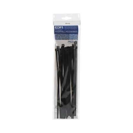 Pack de 25 bridas multiuso color negro 100mmx2