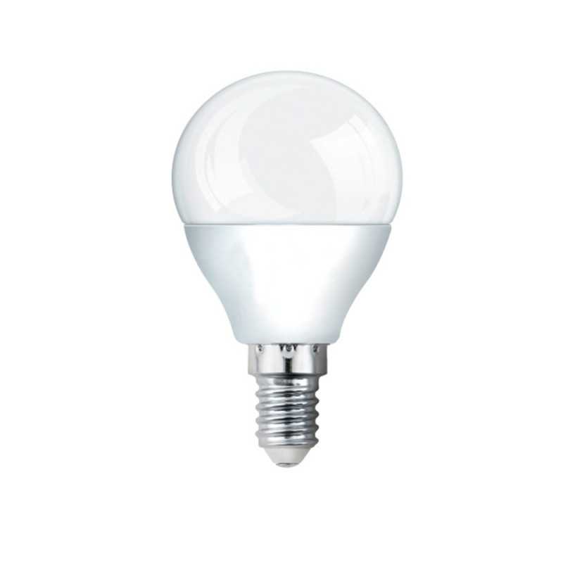 Bombilla LED esférica rosca E14 6W varias tonalidades
