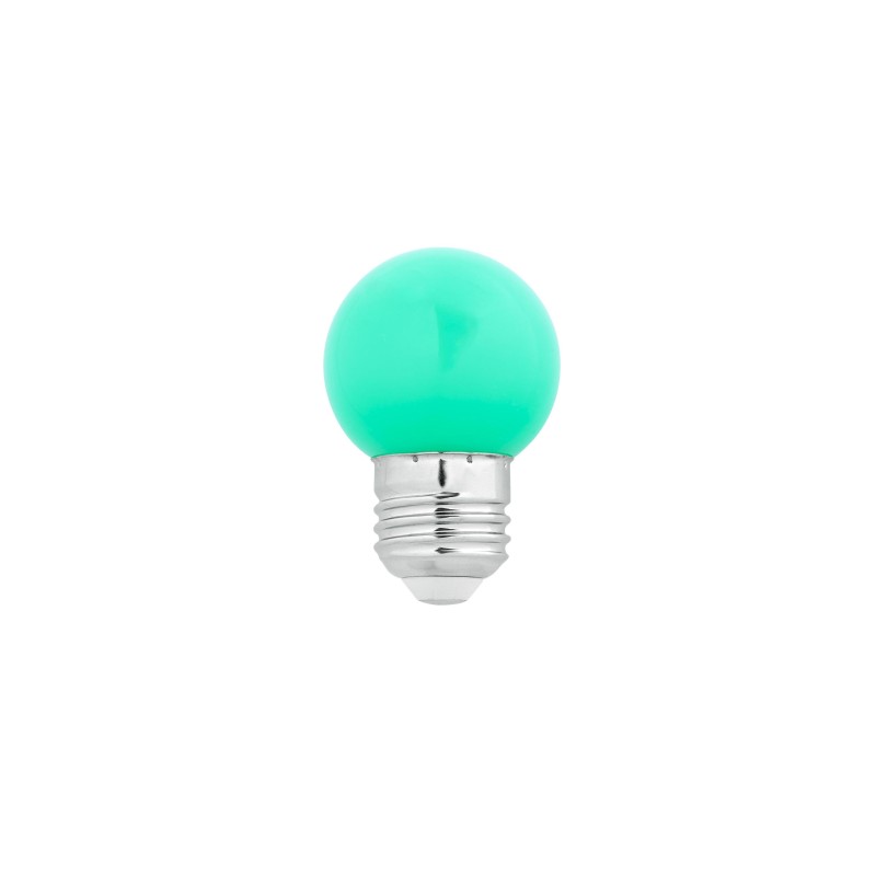 Bombilla LED esférica verde para guirnalda 1