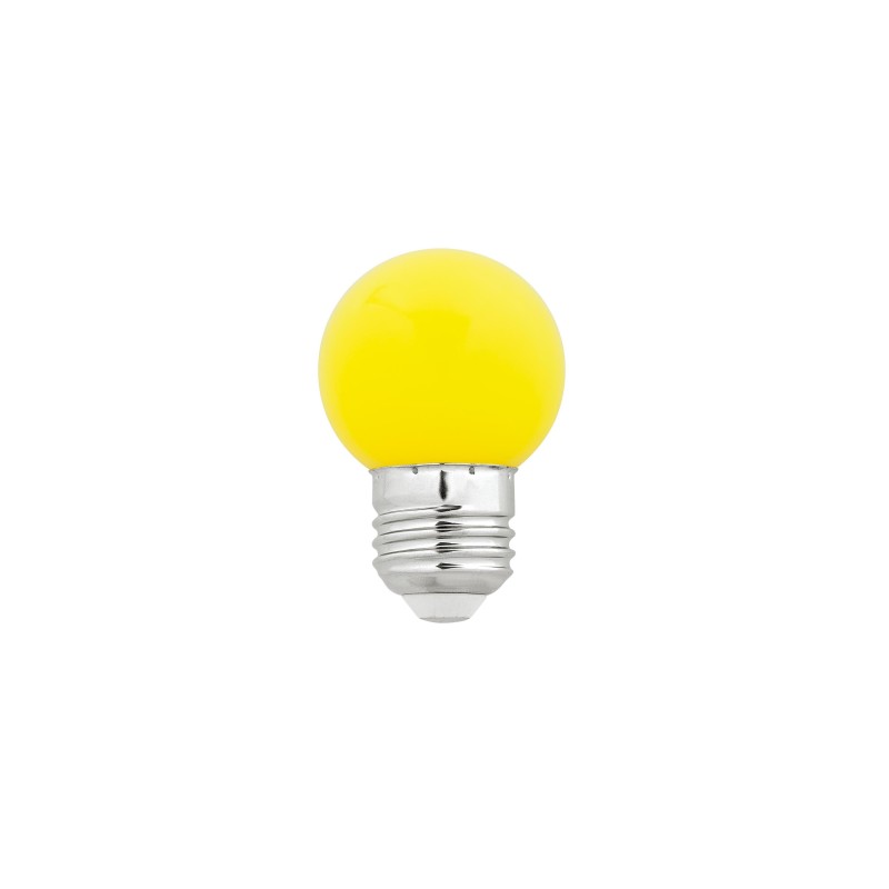 Bombilla LED esférica amarilla guirnalda 1
