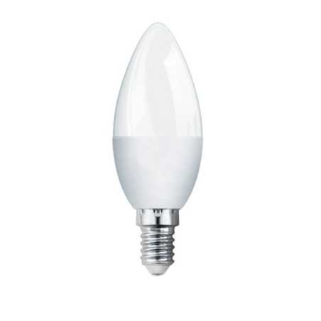 Bombilla vela LED opal rosca E14 7W varias tonalidades