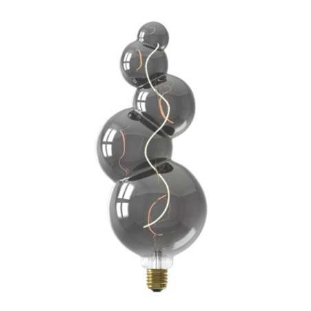 Bombilla LED bubbles 4W fumé 2200K E27 125mm x 325mm