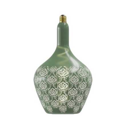 Bombilla LED barroca 5W verde regulable 215mm x 362mm