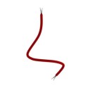 Roter textilummantelter Gelenkschlauch 10mm mit Kabel