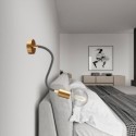 Bicolor textilummantelter Gelenkschlauch 10mm mit Kabel