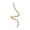 Goldfarbener textilummantelter Gelenkschlauch 10mm mit Kabel