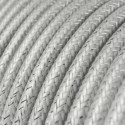 Cable decorativo textil a metros homologado gris glitter