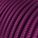 Cable decorativo textil a metros homologado color violeta