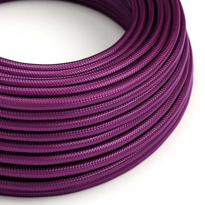 Cable decorativo textil a metros homologado color violeta