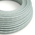 Cable decorativo textil a metros homologado azul alcalino