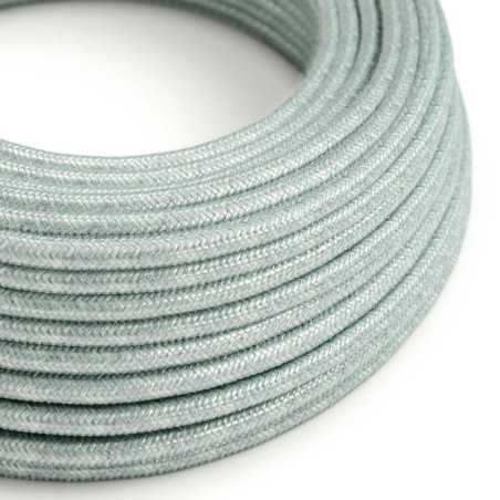 Cable decorativo textil a metros homologado azul alcalino