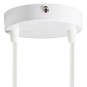Soporte metal blanco 120mm diámetro y dos salidas