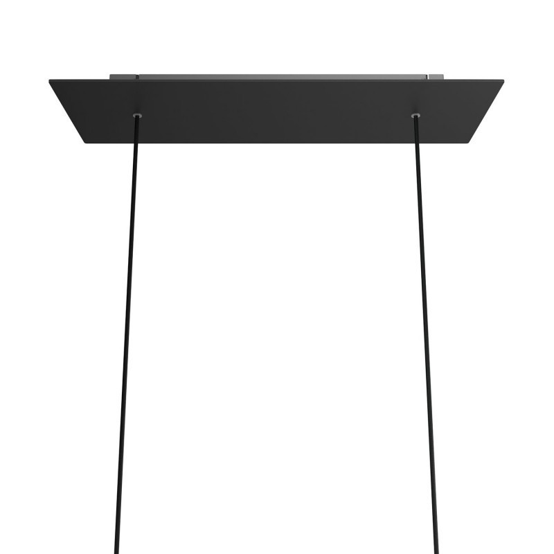Soporte de metal color negro 675mm largo x 225mm ancho