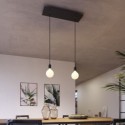 Soporte de metal color negro 675mm largo x 225mm ancho