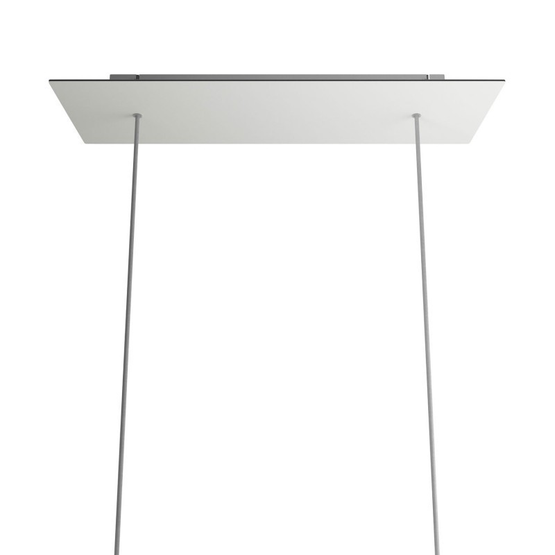 Soporte metal color blanco 675mm largo x 225mm ancho