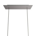 Soporte de metal color acero 675mm largo x 225mm ancho