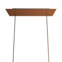 Soporte de metal color cobre 675mm largo x 225mm ancho