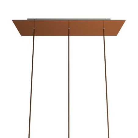 Soporte metal cobre 675mmx 225mm con 3 orificios