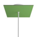 Soporte metal color verde 200mm con 1 orificio