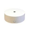 Soporte metal color blanco 60mm diámetro alto una salida