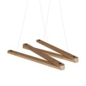Haengesystem aus Holz fuer Pendelleuchten