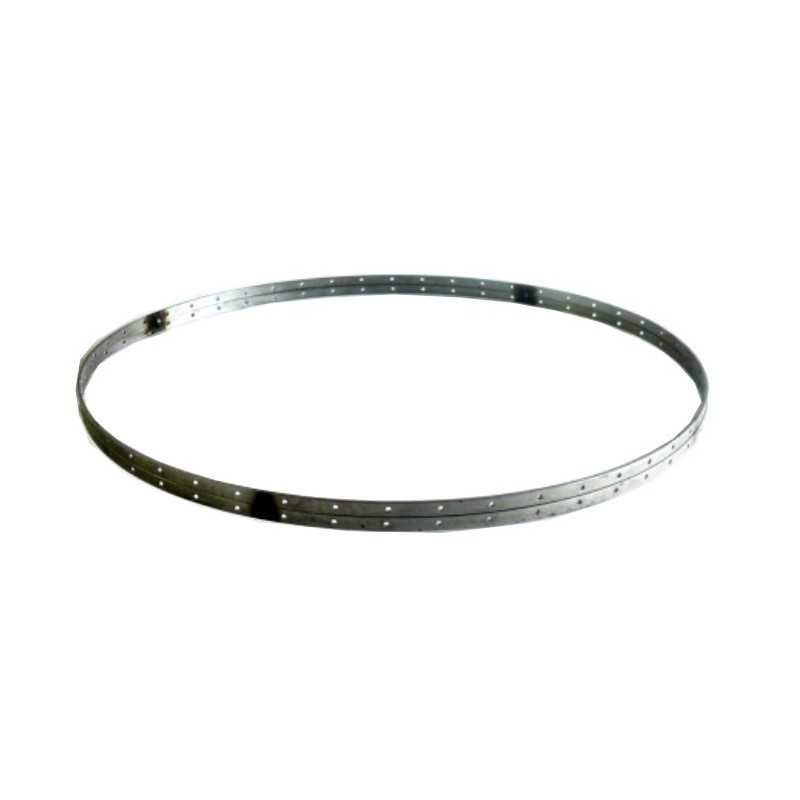 Aro bastidor de 220mm hierro bruto y 72 taladros