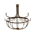 Rohstahlrahmen fuer 5-flammige Lampe