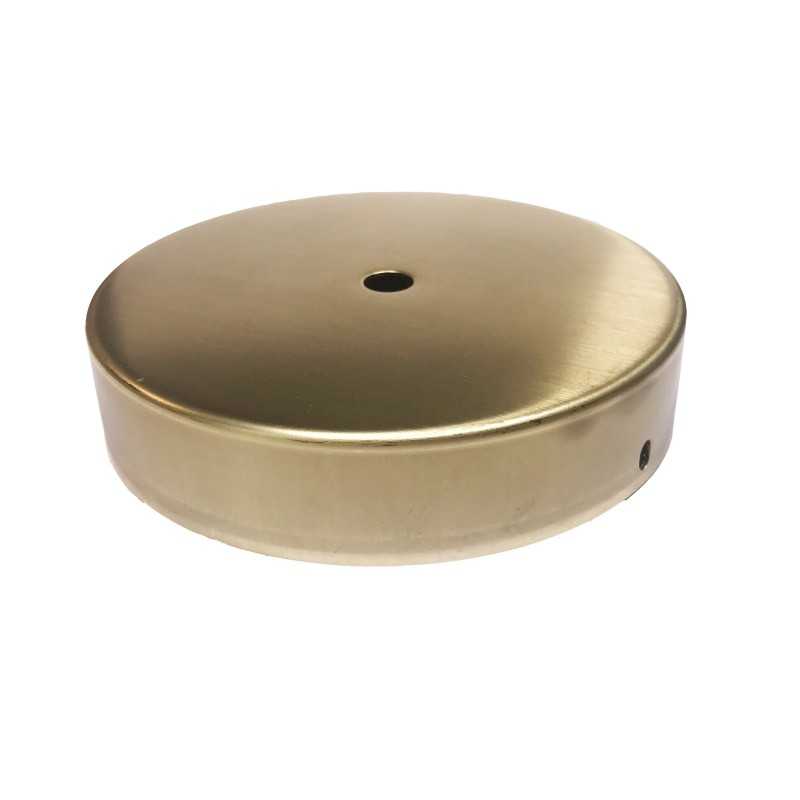 Messing-Baldachin 120mm Durchmesser x 15mm mit einem Ausgang