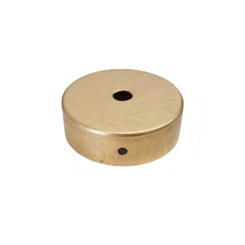 Soporte latón 65mm x 20mm diámetro y una salida