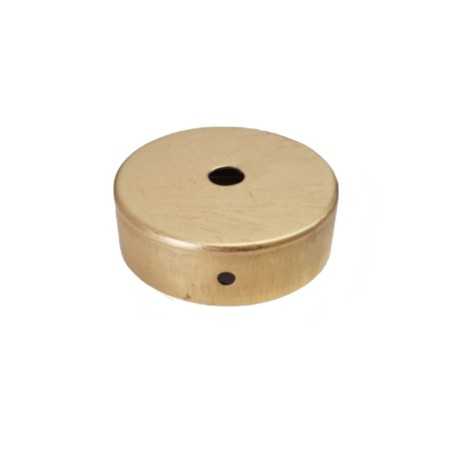 Soporte latón 65mm x 20mm diámetro y una salida
