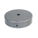 Soporte hierro bruto redondo 140mm diámetro x 25mm