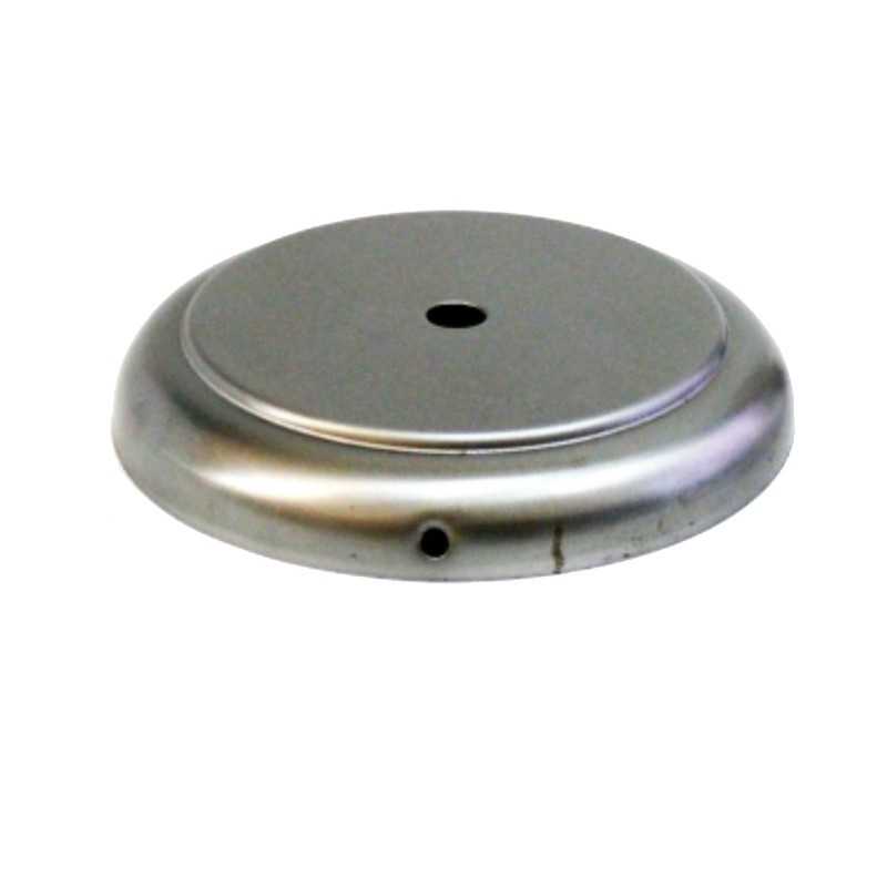 Soporte de hierro 120mm x 20mm con escalón decorativo