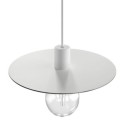 Industrieller Teller-Lampenschirm weiss 200mm x 40mm
