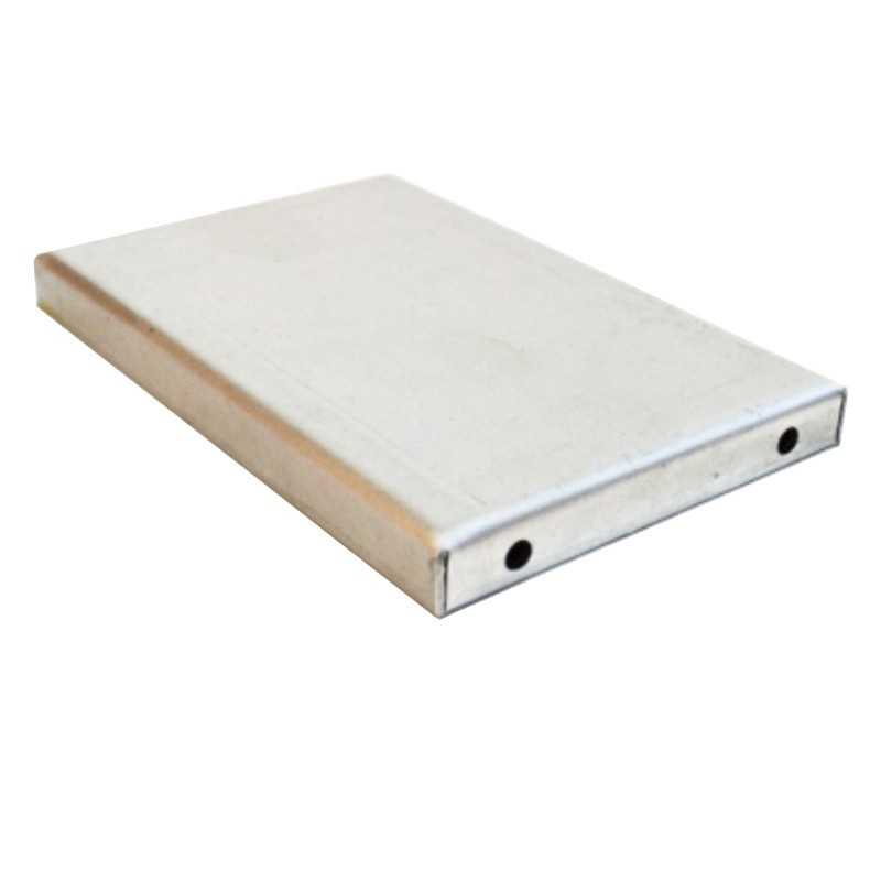 Soporte metal hierro bruto 140mm largo x 90mm ancho