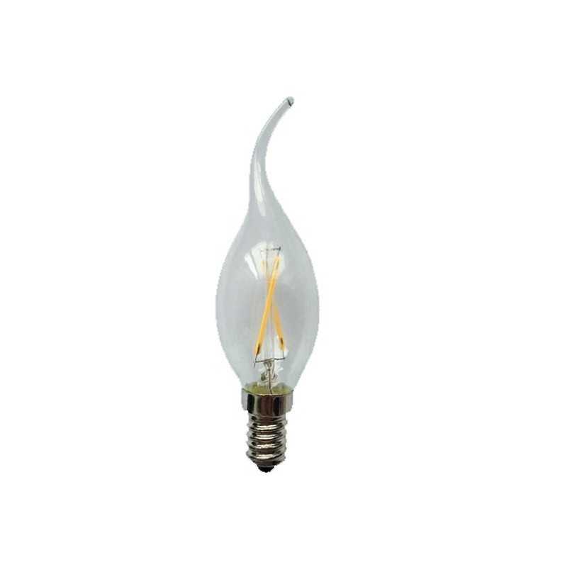 Bombilla LED coup de vent E14 3W 300lm transparente