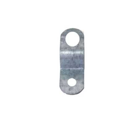 Einzelhalterung fuer Wandleuchten 45x15mm aus Eisen