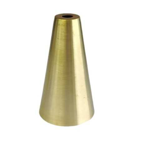 Foco Conico Ø60X105H Laton Satinado