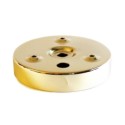 Soporte dorado ø100x22.50h pared o techo