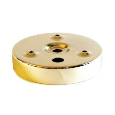 Soporte dorado ø100x22.50h pared o techo
