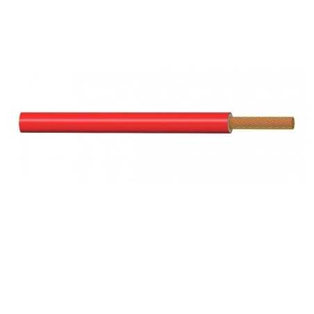 Cable unipolar teflon color rojo sección 1 x 0