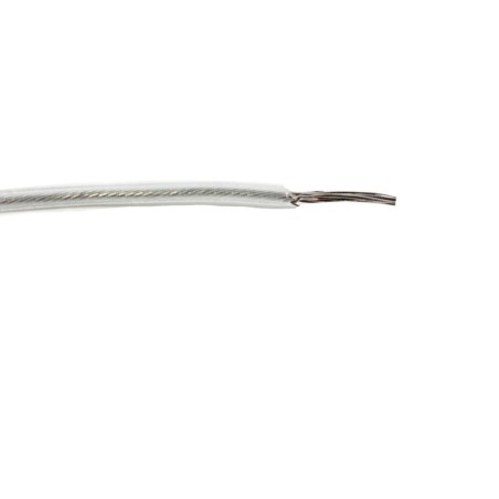 Cable unipolar teflon transparente sección 1 x 0