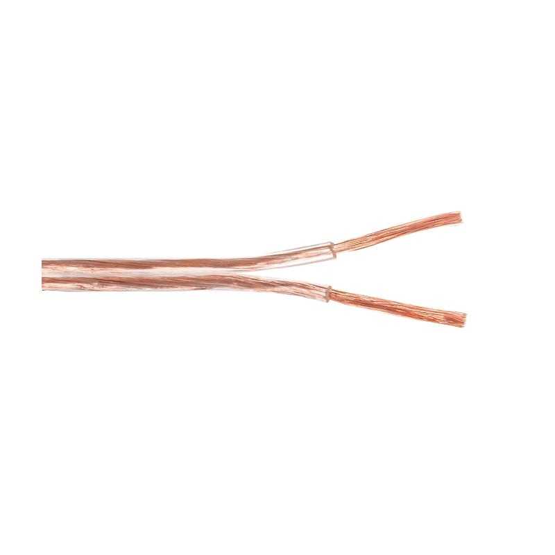 Cable paralelo transparente cobre  2 x 0