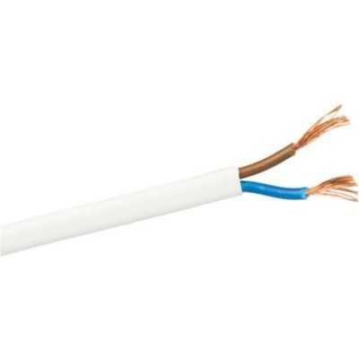 Cable manguera plano blanco 2 x 0
