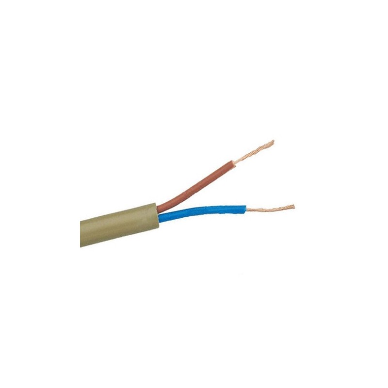 Cable manguera plano dorado 2 x 0