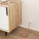 Cable decorativo textil a metros homologado circus rojo